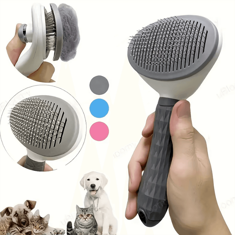 Milawos PawSleek Brush - Effiziente Haustierbürste, ideal für alle Felltypen.